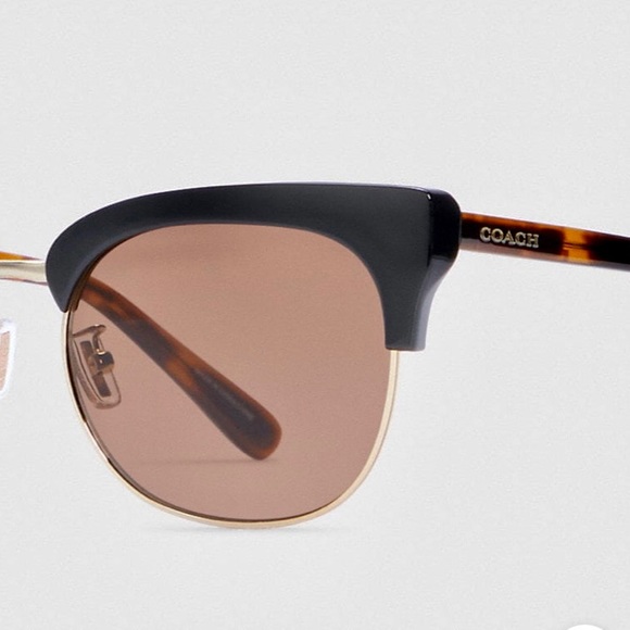 NWT Coach UV Black/tortoise 100% UV Coach case with microfiber/cloth - Picture 4 of 5